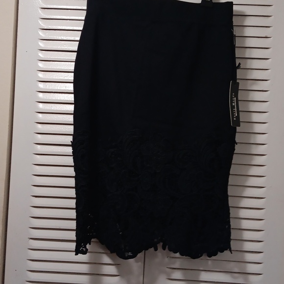 Haute Monde Black Skirt - Picture 1 of 7